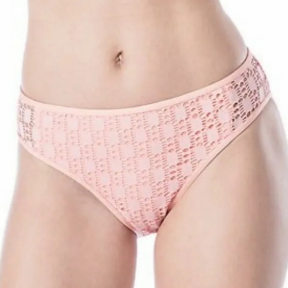 Kenneth Cole Reaction Lacy Days Crochet Hipster Bottom Size Large - Picture 2 of 9